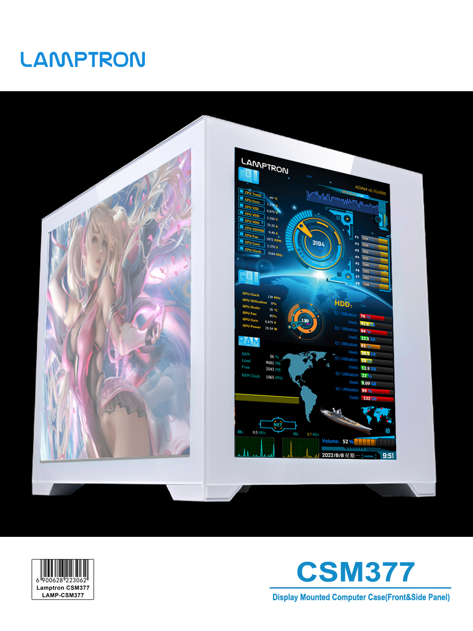 Displayed PC Case